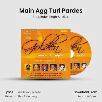 Main Agg Turi Pardes MP3 Song by Bhupinder Singh Cover