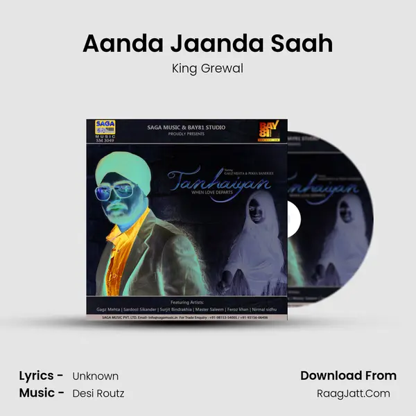 Aanda Jaanda Saah MP3 Song by King Grewal Cover