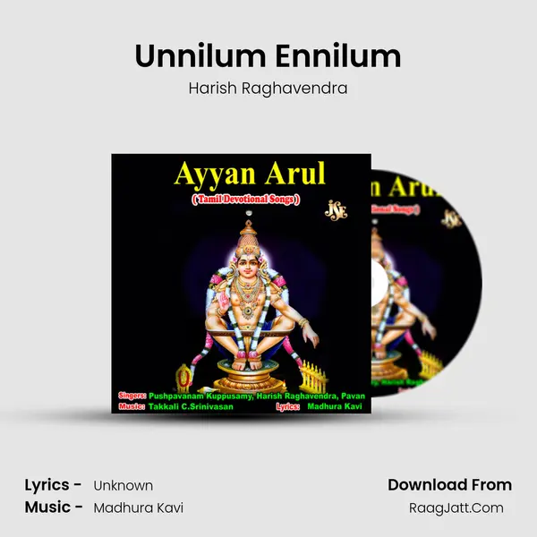 Unnilum Ennilum MP3 Song by Harish Raghavendra Cover