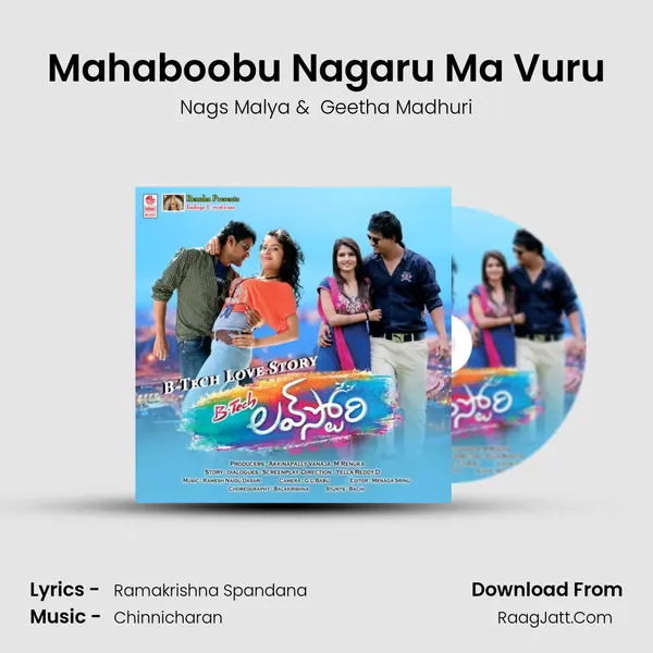 Mahaboobu Nagaru Ma Vuru MP3 Song by Nags Malya Cover