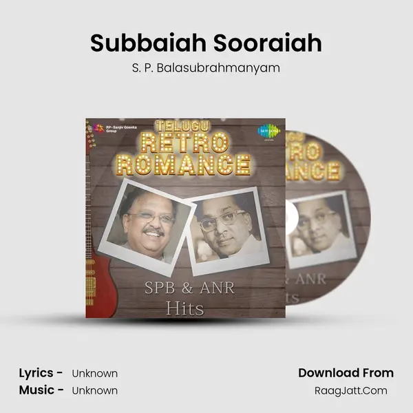 Subbaiah Sooraiah Cover