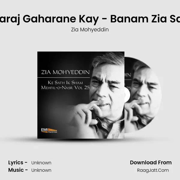 Maharaj Gaharane Kay - Banam Zia Sahab MP3 Song by Zia Mohyeddin Cover