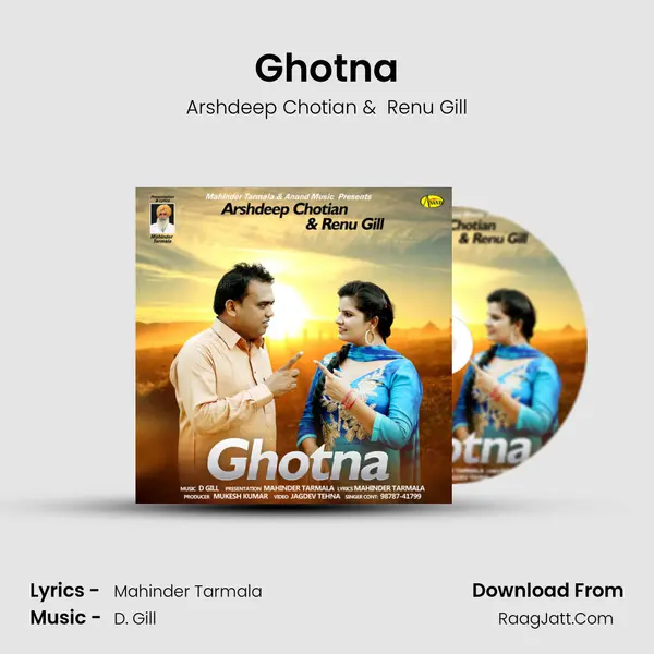 Ghotna MP3 Song by Arshdeep Chotian Cover