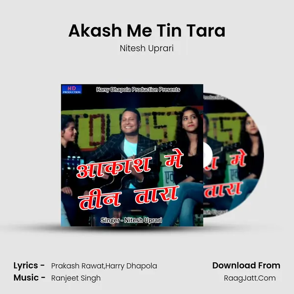 Akash Me Tin Tara MP3 Song by Nitesh Uprari Cover