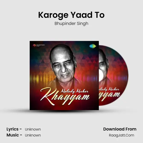 Karoge Yaad To Cover