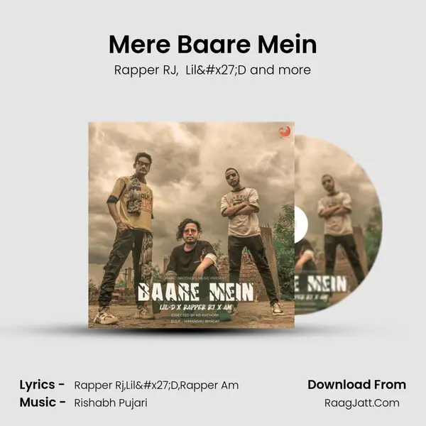 Mere Baare Mein MP3 Song by Rapper RJ Cover