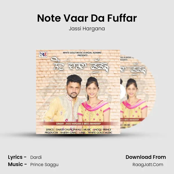 Note Vaar Da Fuffar MP3 Song by Jassi Hargana Cover