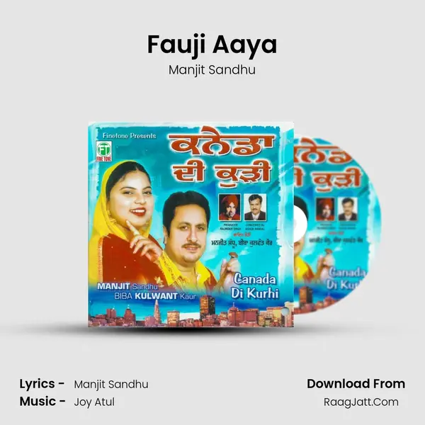 Fauji Aaya MP3 Song by Manjit Sandhu Cover