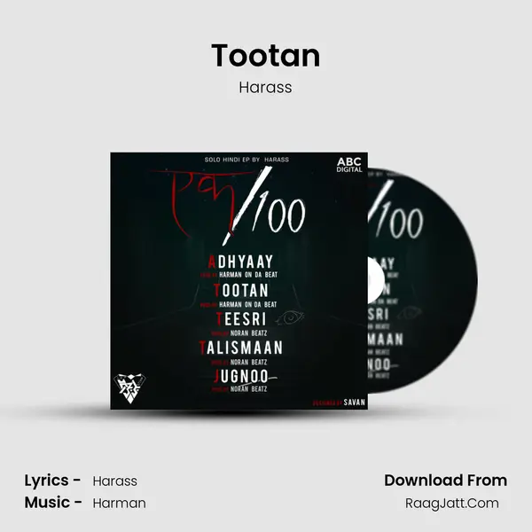 Tootan MP3 Song by Harass Cover