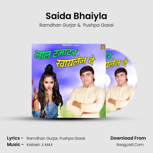 Saida Bhaiyla MP3 Song by Ramdhan Gurjar Cover