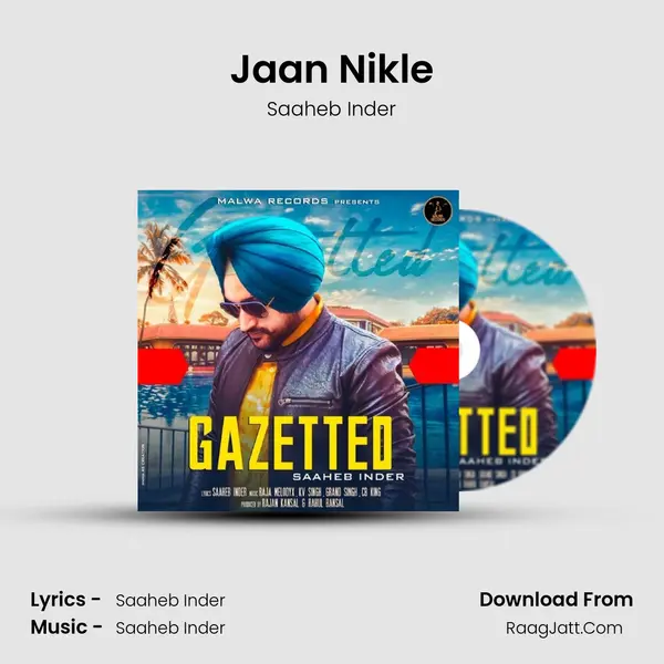 Jaan Nikle MP3 Song by Saaheb Inder Cover