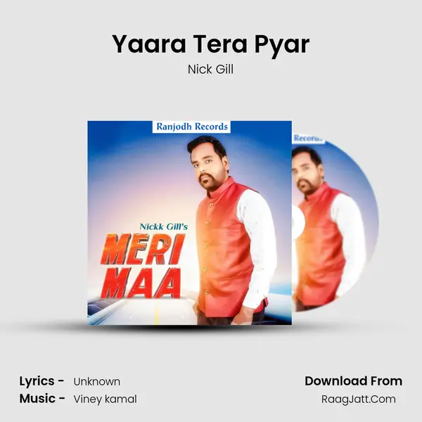 Yaara Tera Pyar MP3 Song by Nick Gill Cover
