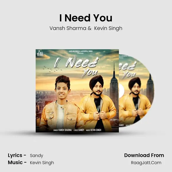I Need You Cover