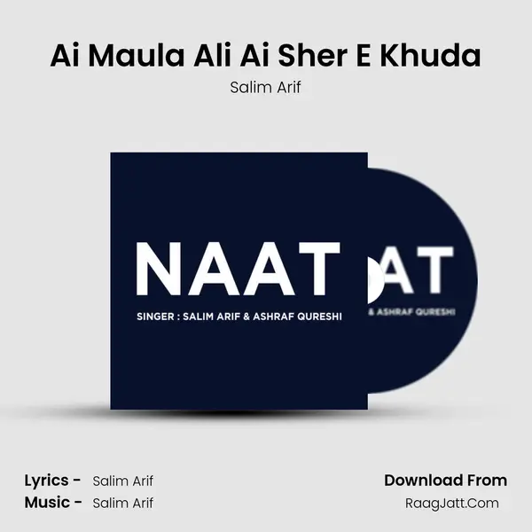 Ai Maula Ali Ai Sher E Khuda MP3 Song by Salim Arif Cover