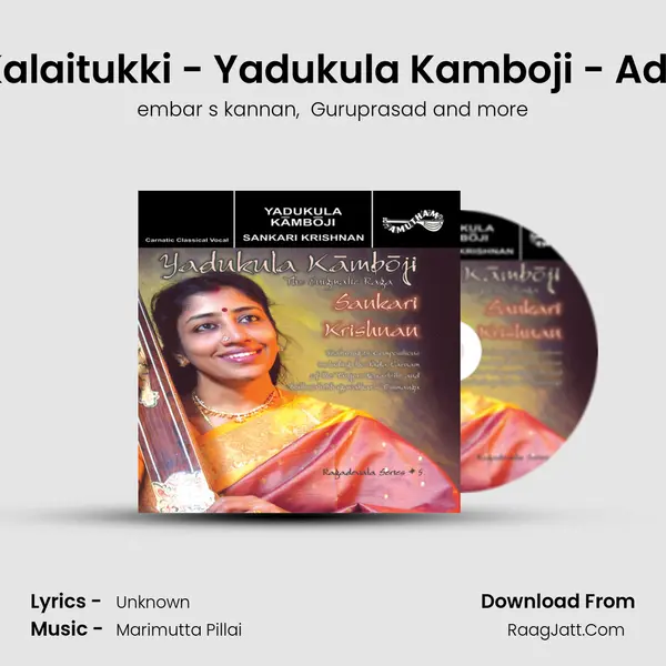 Kalaitukki - Yadukula Kamboji - Adi (2 Kalai) MP3 Song by embar s kannan Cover