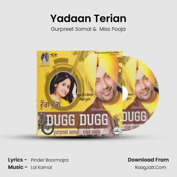 Yadaan Terian MP3 Song by Gurpreet Somal Cover