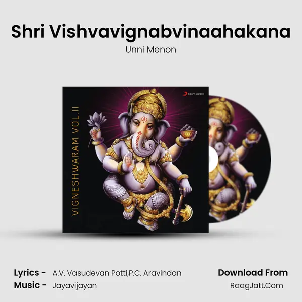 Shri Vishvavignabvinaahakana MP3 Song by Unni Menon Cover