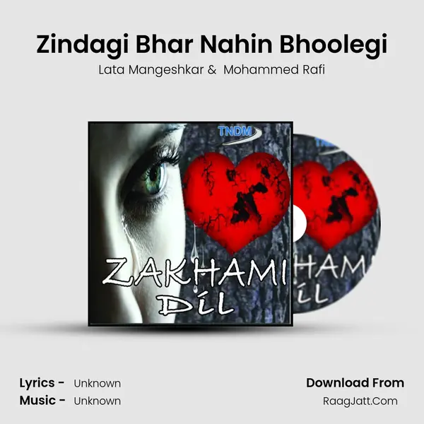 Zindagi Bhar Nahin Bhoolegi MP3 Song by Lata Mangeshkar Cover