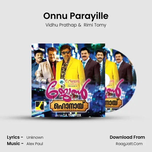 Onnu Parayille MP3 Song by Vidhu Prathap Cover