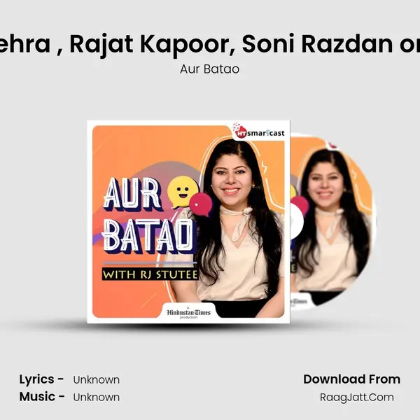 Aahana Kumra, Ayush Mehra , Rajat Kapoor, Soni Razdan on Call My Agent: Bollywoo MP3 Song by Aur Batao Cover