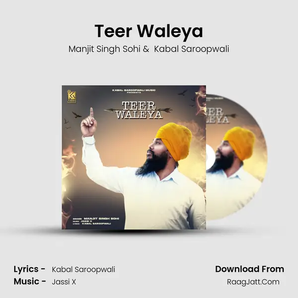 Teer Waleya MP3 Song by Manjit Singh Sohi Cover