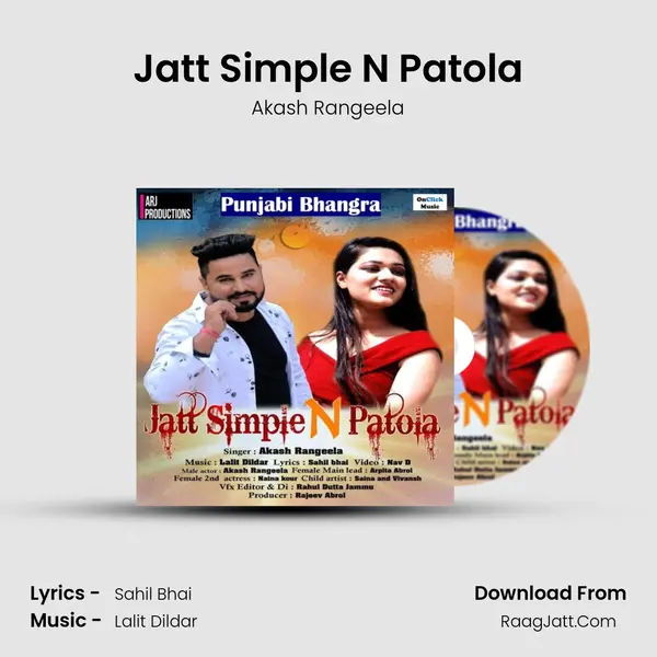 Jatt Simple N Patola MP3 Song by Akash Rangeela Cover