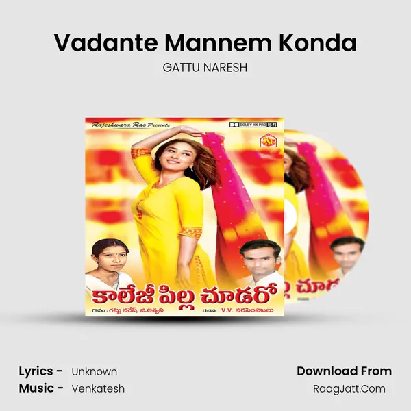 Vadante Mannem Konda MP3 Song by GATTU NARESH Cover