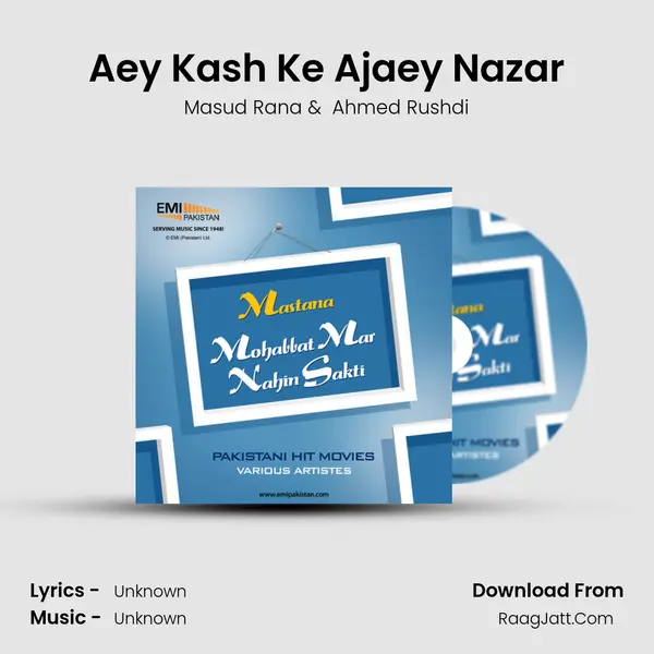 Aey Kash Ke Ajaey Nazar MP3 Song by Masud Rana Cover