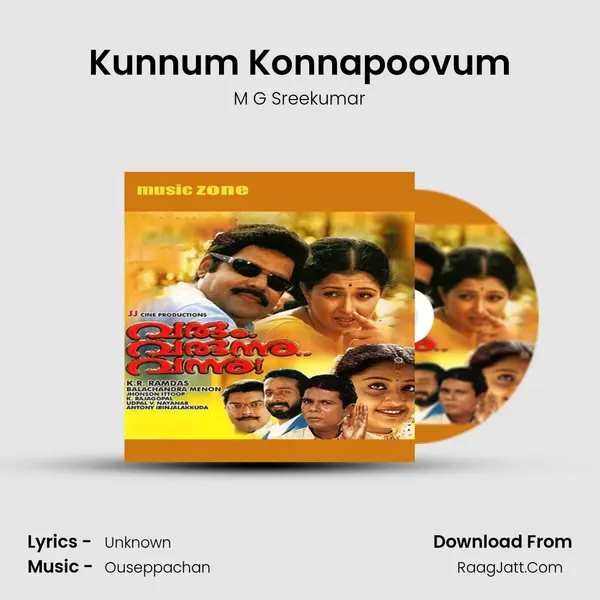 Kunnum Konnapoovum MP3 Song by M G Sreekumar Cover