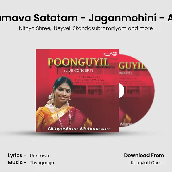 Mamava Satatam - Jaganmohini - Adi (Live) MP3 Song by Nithya Shree Cover
