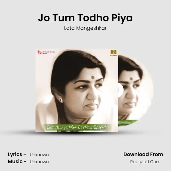 Jo Tum Todho Piya Cover