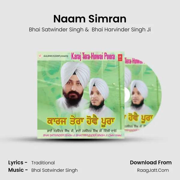 Naam Simran MP3 Song by Bhai Satwinder Singh Cover