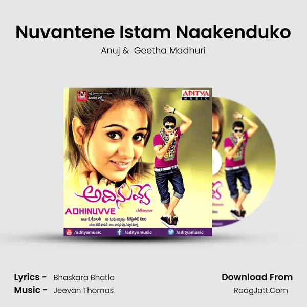 Nuvantene Istam Naakenduko MP3 Song by Anuj Cover