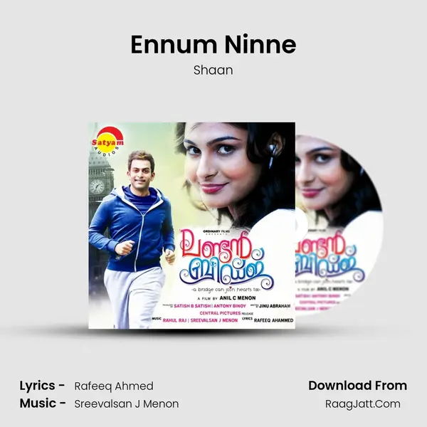 Ennum Ninne MP3 Song by Shaan Cover