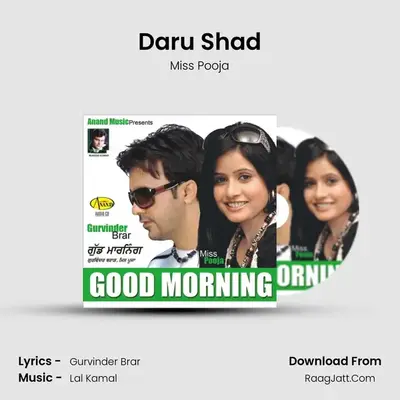 Daru Shad MP3 Song by Miss Pooja Cover