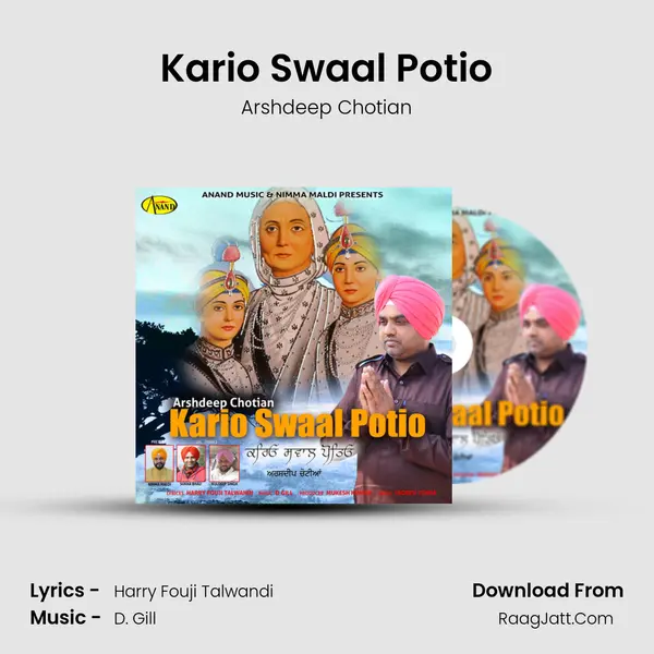 Kario Swaal Potio MP3 Song by Arshdeep Chotian Cover