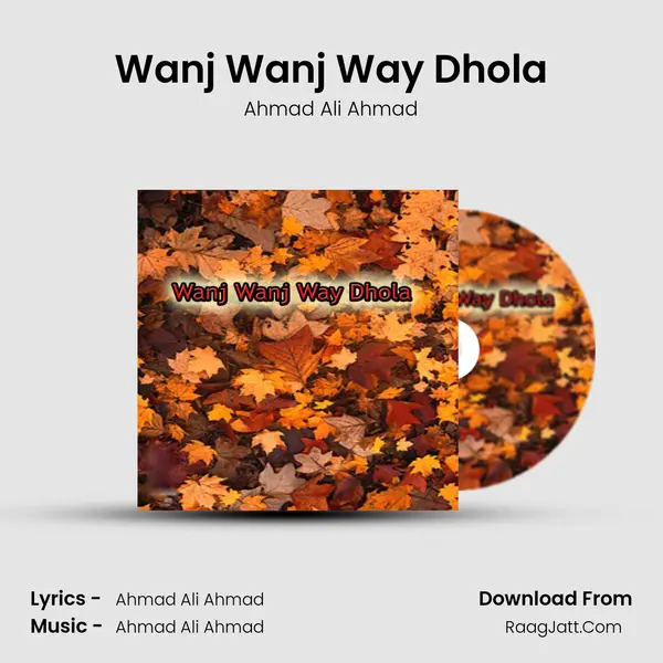 Wanj Wanj Way Dhola MP3 Song by Ahmad Ali Ahmad Cover