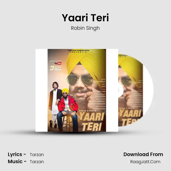 Yaari Teri MP3 Song by Robin Singh Cover