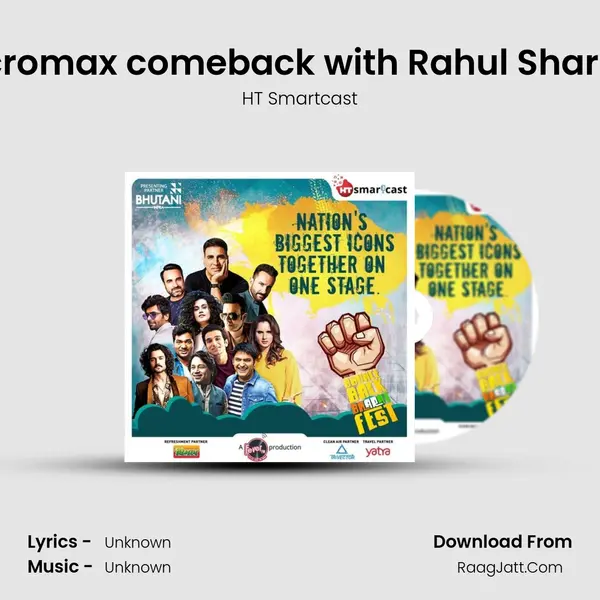 Micromax comeback with Rahul Sharma Cover