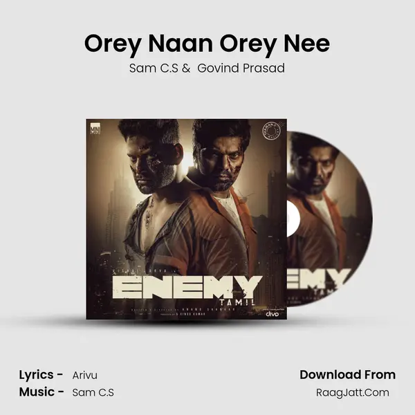 Orey Naan Orey Nee MP3 Song by Sam C.S Cover