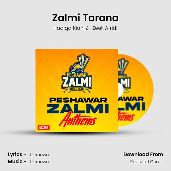 Zalmi Tarana MP3 Song by Hadiqa Kiani Cover