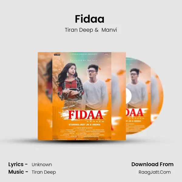 Fidaa (Ft. Jeet Suna) MP3 Song by Tiran Deep Cover