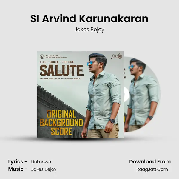 SI Arvind Karunakaran MP3 Song by Jakes Bejoy Cover