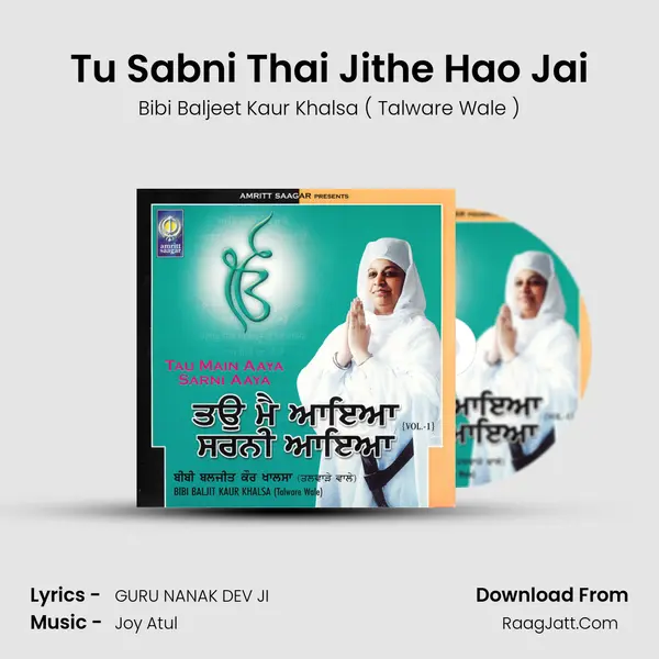 Tu Sabni Thai Jithe Hao Jai MP3 Song by Bibi Baljeet Kaur Khalsa ( Talware Wale ) Cover