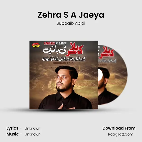 Zehra S A Jaeya MP3 Song by Subbaib Abidi Cover