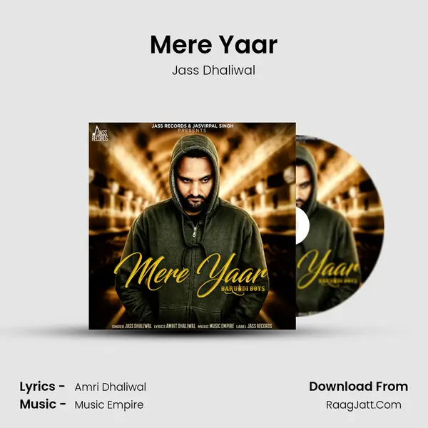 Mere Yaar MP3 Song by Jass Dhaliwal Cover