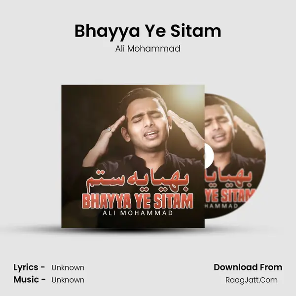 Bhayya Ye Sitam MP3 Song by Ali Mohammad Cover