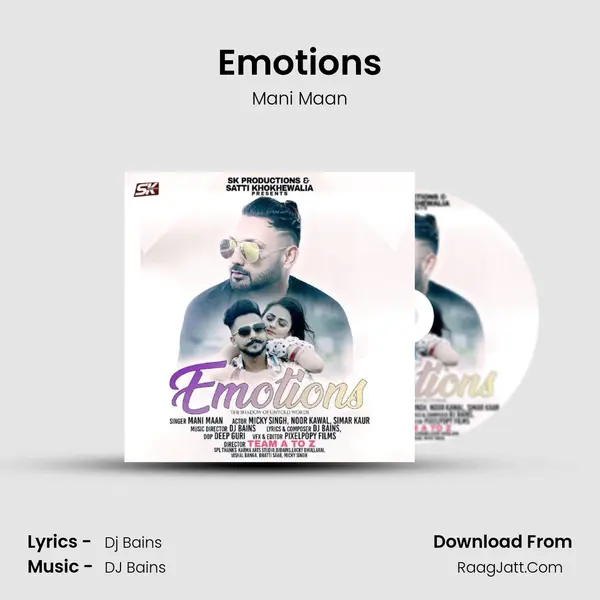 Emotions MP3 Song by Mani Maan Cover