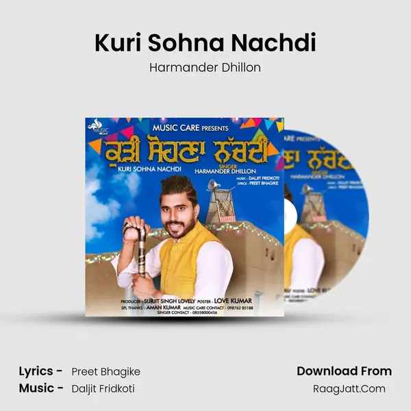 Kuri Sohna Nachdi MP3 Song by Harmander Dhillon Cover