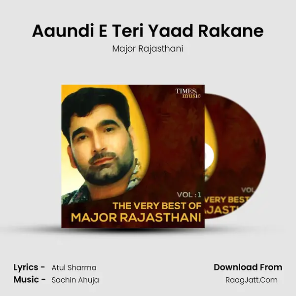 Aaundi E Teri Yaad Rakane Cover
